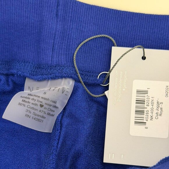 Negative Underwear Club Jogger in Royal, Size Small - Picture 7 of 8